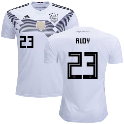 Germany #23 Rudy White Home Soccer Country Jersey